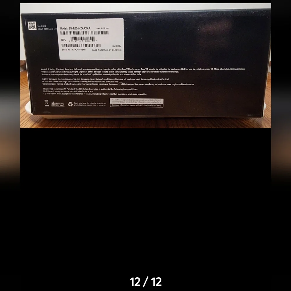 COPY - Gear VR Samsung open box used once